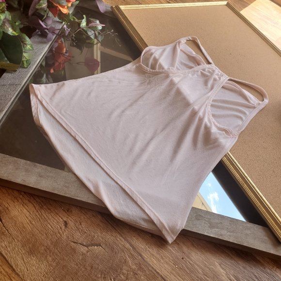 🌺Alloy Apparel Cowl Neck Blush Racer Back Tank - Picture 5 of 6